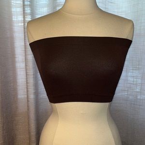 Colorful dark brown bandeau like new